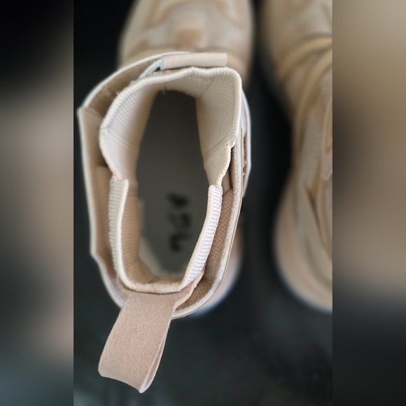 Apl Superfuture High Top Sneaker In Gold Beige NWOT - Picture 4 of 8